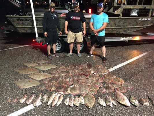 This group from Texas put 101 in the bucket last night. The Bowfishing is hot! C
