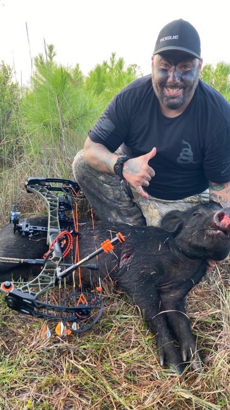 Jesse back in action for another hog.  That’s three hogs wit...