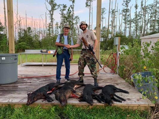 We took a quick break from gators to put some hunters on som...