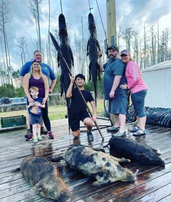 These families from Montana got the full Florida experience....