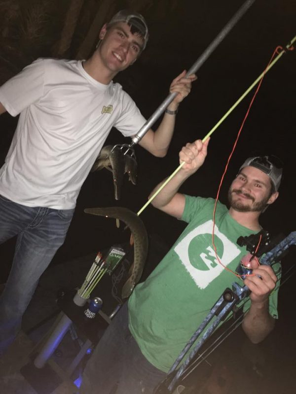 Capt. Josh said the bowfishing was on fire tonight with over...