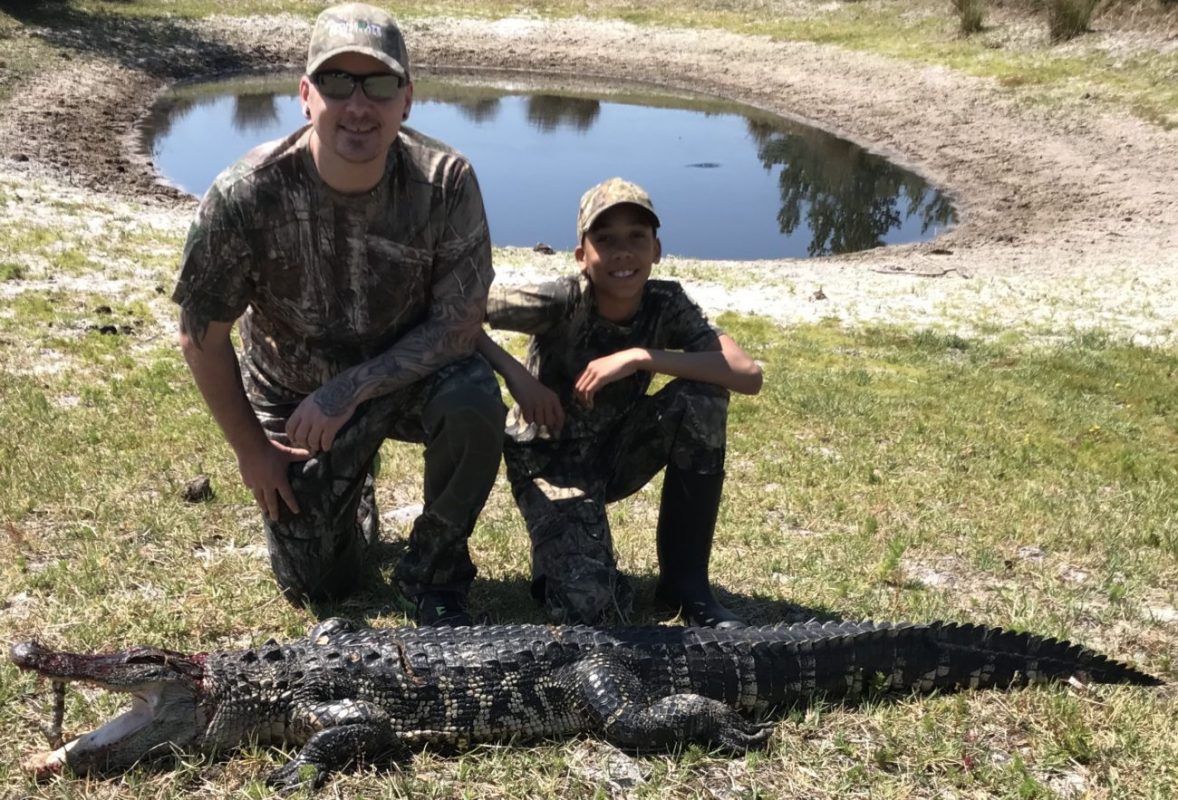 Family Alligator Hunt in Central Florida - Central Florida Trophy Hunts