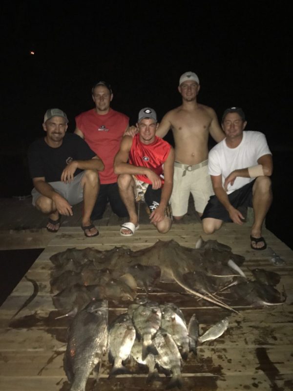 Georgia Group Has a Great Night of Bowfishing in Central Florida - Central Florida Trophy Hunts
