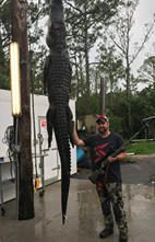 Trophy Alligator Taken in Central Florida - Central Florida Trophy Hunts