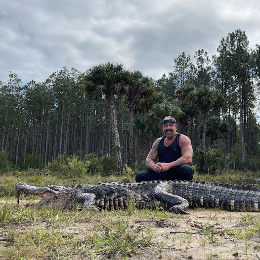 Daniel with an awesome gator.