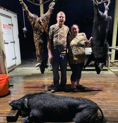 Great hunt with this couple from NC.