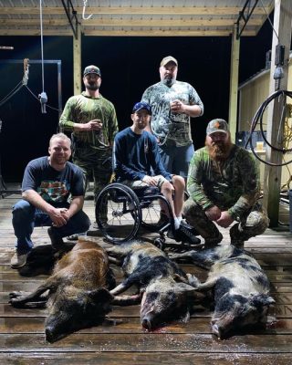 Had an absolute blast on this hog hunt with these veterans f...