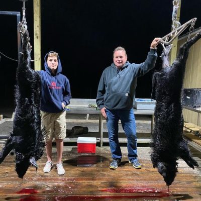 Josh took his first hog today with his dad on their annual h...