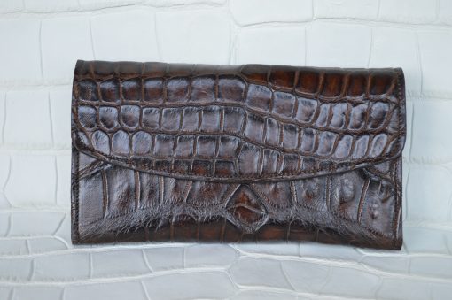 Genuine Alligator Leather Women's Clutch Wallet - Image 7