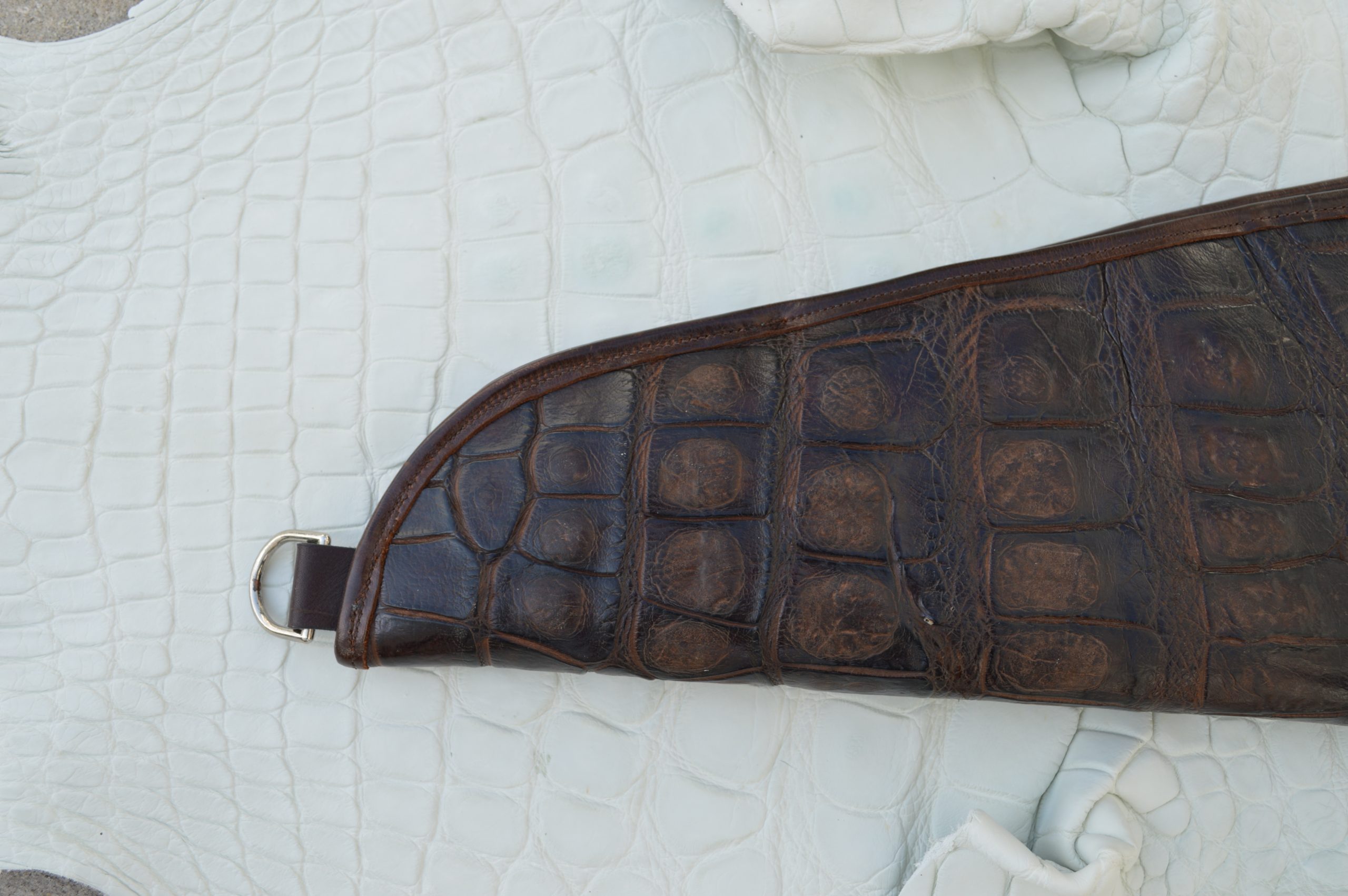 Genuine Alligator Leather Rifle Case - Image 4
