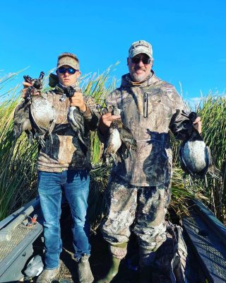 2 man limit this morning, 2 man limit this evening.   They ...