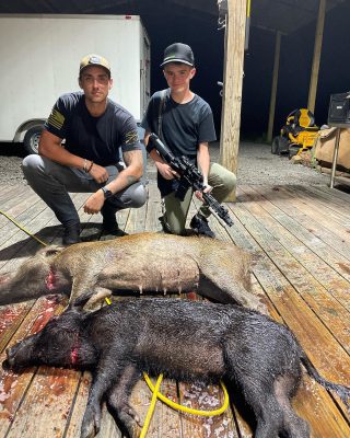 David and Carter smoked these two pigs last night! Nothing b...