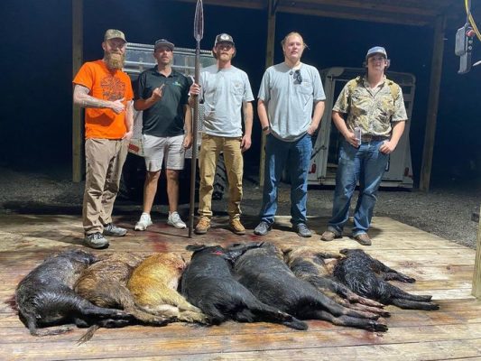 Got on them last night with this group from Texas after our ...