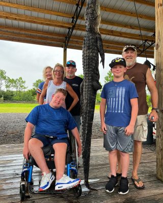 What a great time taking William on his surprise gator hunt....