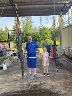 Check out this father daughter hunt with 7 year old Haley taking her first allig...