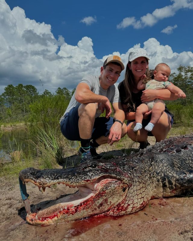 An amazing Birthday Celebration for Brad with the entire family on an alligator ...