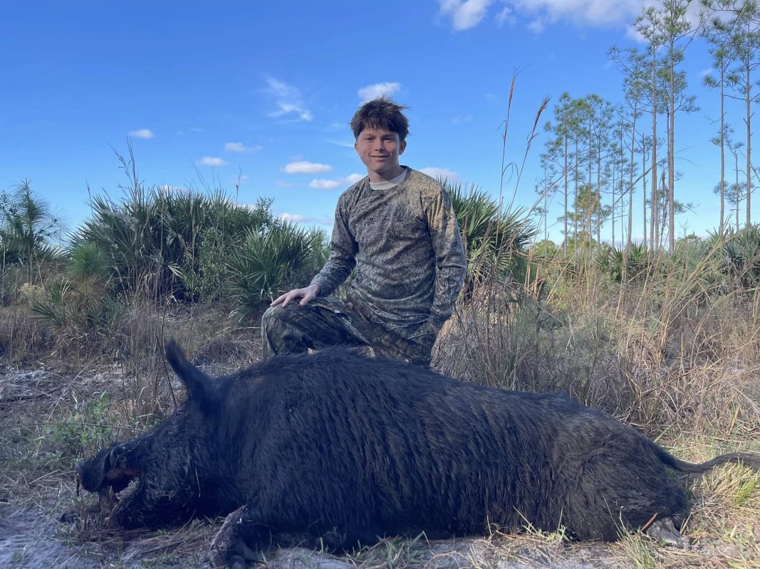 Captain Josh with a great Father Son overnight and some very nice hogs.