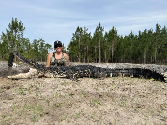 Amber, Luke, and Teresa made the trip from Colorado to spend the weekend gator h...