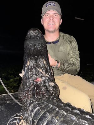 Big thanks to Ford, who came down from Texas to chase gators with Capt. Grayson....