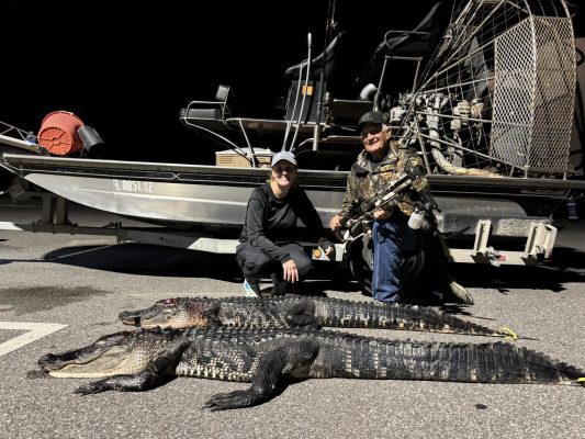 For his 80th birthday, Skip got to check a big one off the bucket list—a gator ...