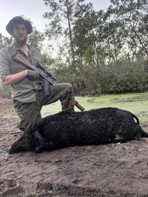 Congrats to Shaine on his first-ever hunt!
He made a great shot and dropped a ni...