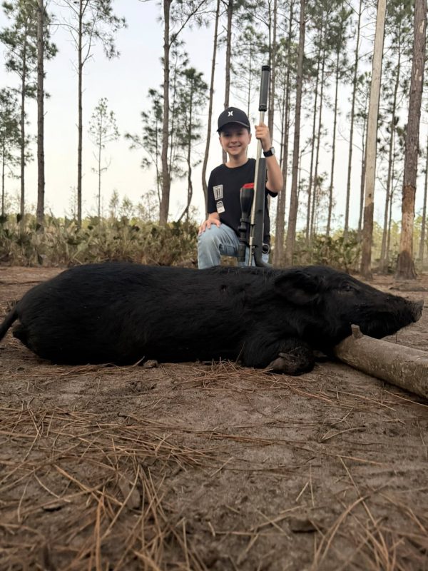 What an awesome birthday for this young man on his very first hunt! 
Mom even ju...
