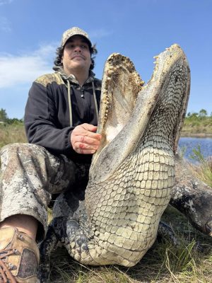 Rebecca and her family came down to Florida to visit and get in on some gator ac...