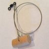 Wooden Peg with 18" Stainless Cable Leader and Swivel
